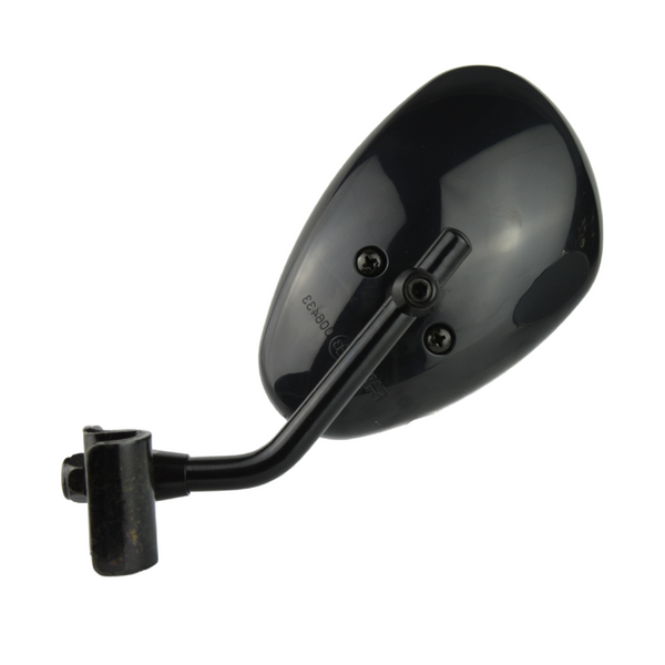 FAR Classic Vespa & Lambretta Black Adjustable Legshield Mirror (Left Hand Side)