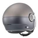 Argentario Visor Jet Helmet - Duel Matt Grey