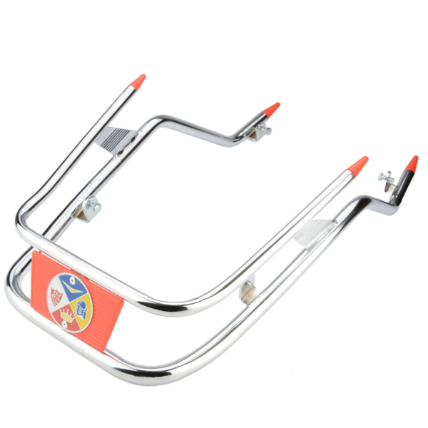 Cuppini Vespa PX Chrome Front Bumper (Red Trim)