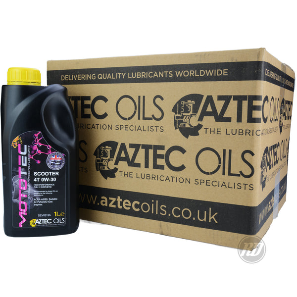 MOTOTEC Scooter 0W-30 4T Engine Oil - 12 PCS