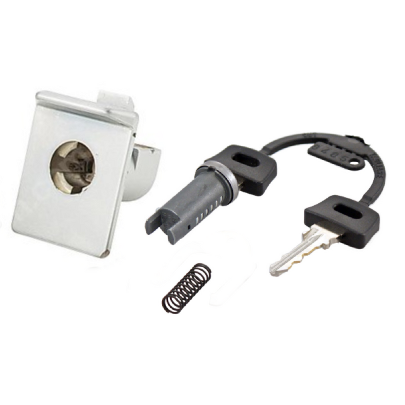 ZADI Vespa PX/T5 Glovebox Lockset Chrome (1984-Onwards)