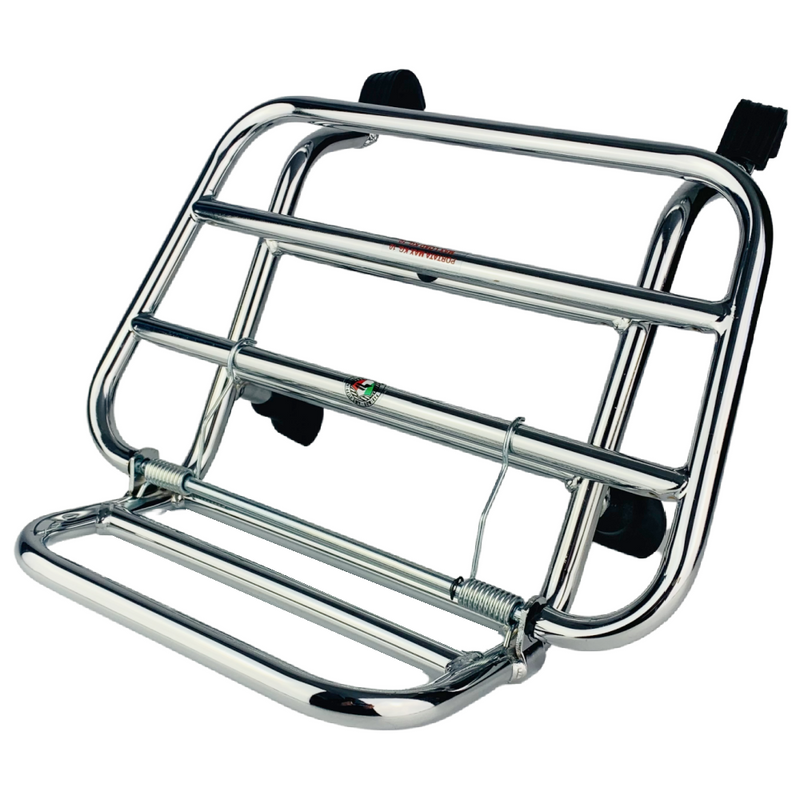 Cuppini Front Rack Vespa Chrome GTS, GTV (RST Models 2022-)