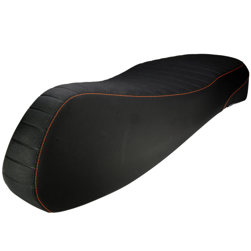 Piaggio Vespa GTS (2014-Onwards) Black & Orange Super Sport Seat