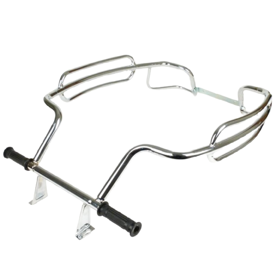 MOTO NOSTRA  Vespa Chrome Rear Crash Bars Vespa PX80, PX125, PX150, PX200, T5 Classic