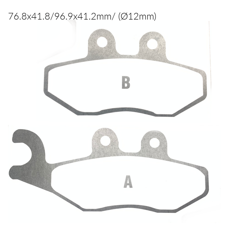 Piaggio Vespa Front Brake Pads GTS125-300 (2005-Onwards), Fly50-125 (2006-Onwards), Runner 125-180 (-2016), FX/FXR/VX/VXR 125-180-200, SP50, Fuoco 500, Nexus,  Beverley 125-400