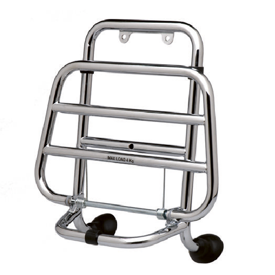 Piaggio Vespa GTS/GTV Front Folding Rack Chrome