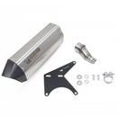 Scorpion Vespa GTS 125 iGET (2020-2022) EURO 5 Brushed Stainless Exhaust